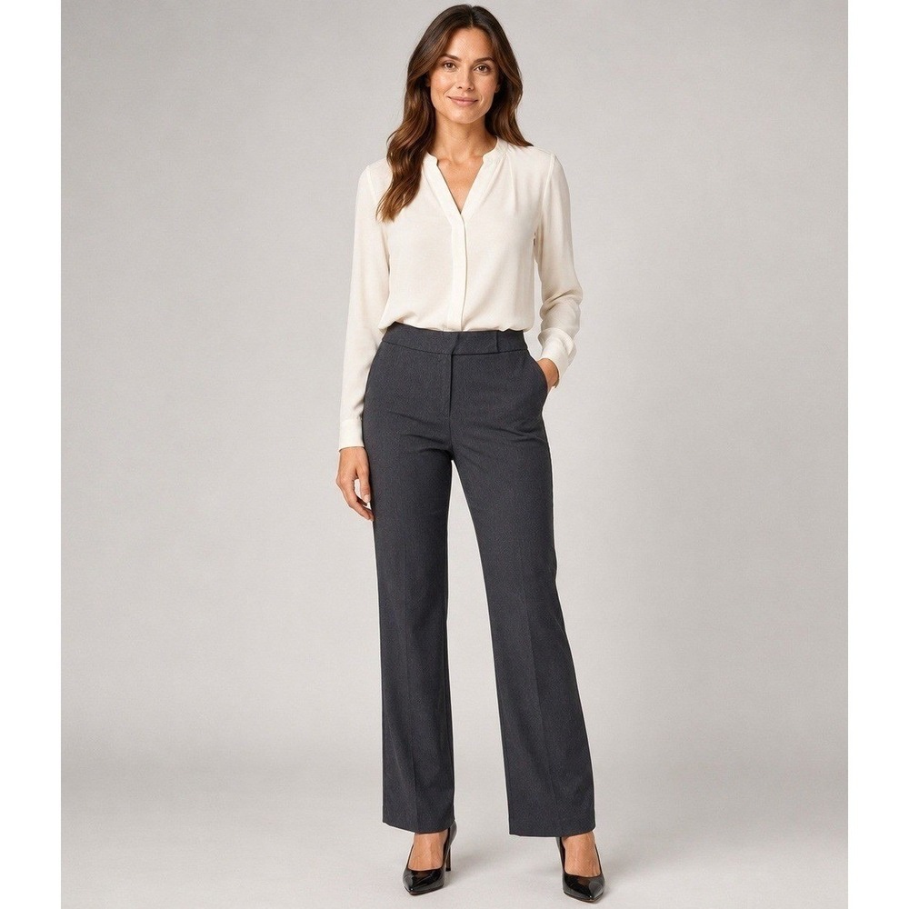 Y2K‎ Express Trouser Pants Womens 13/14 Regular Gray Wide Leg Office Siren